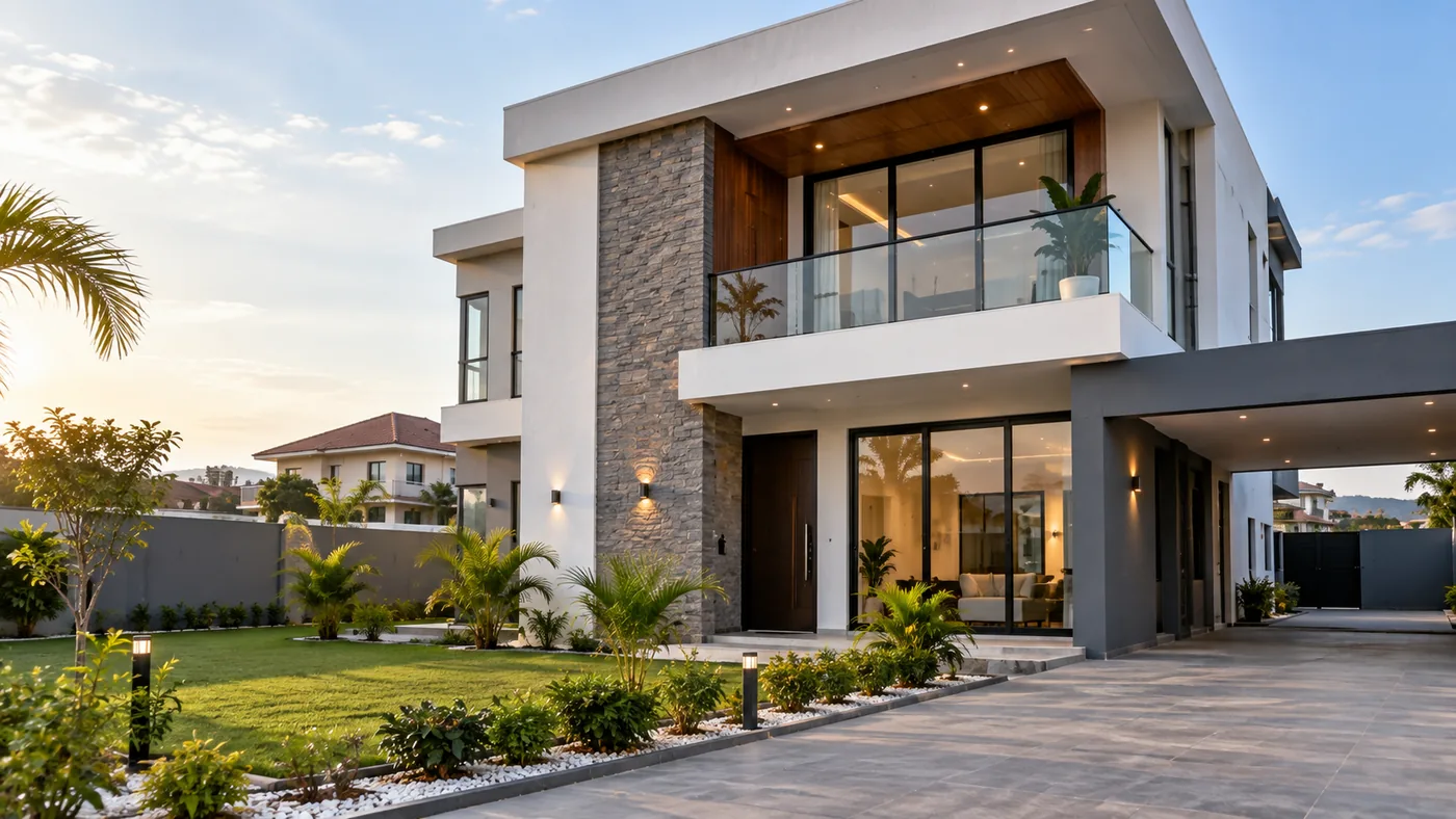 Modern residential construction